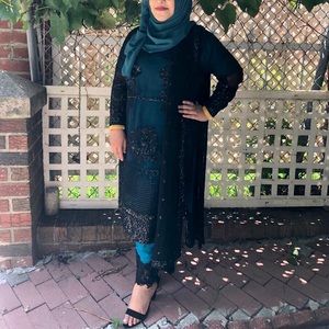 Pakistani Suit/Indian dress, 3 pc dress ,worn once